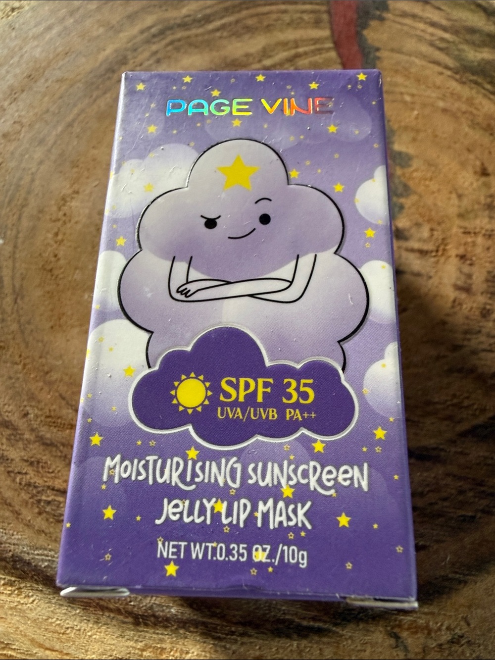 Page Vine Purple Moisturising Sunscreen Jelly Lip Mask SPF 35
